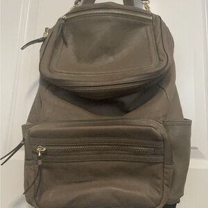Two by Vince Camuto Brown Backpack Minimalist Design